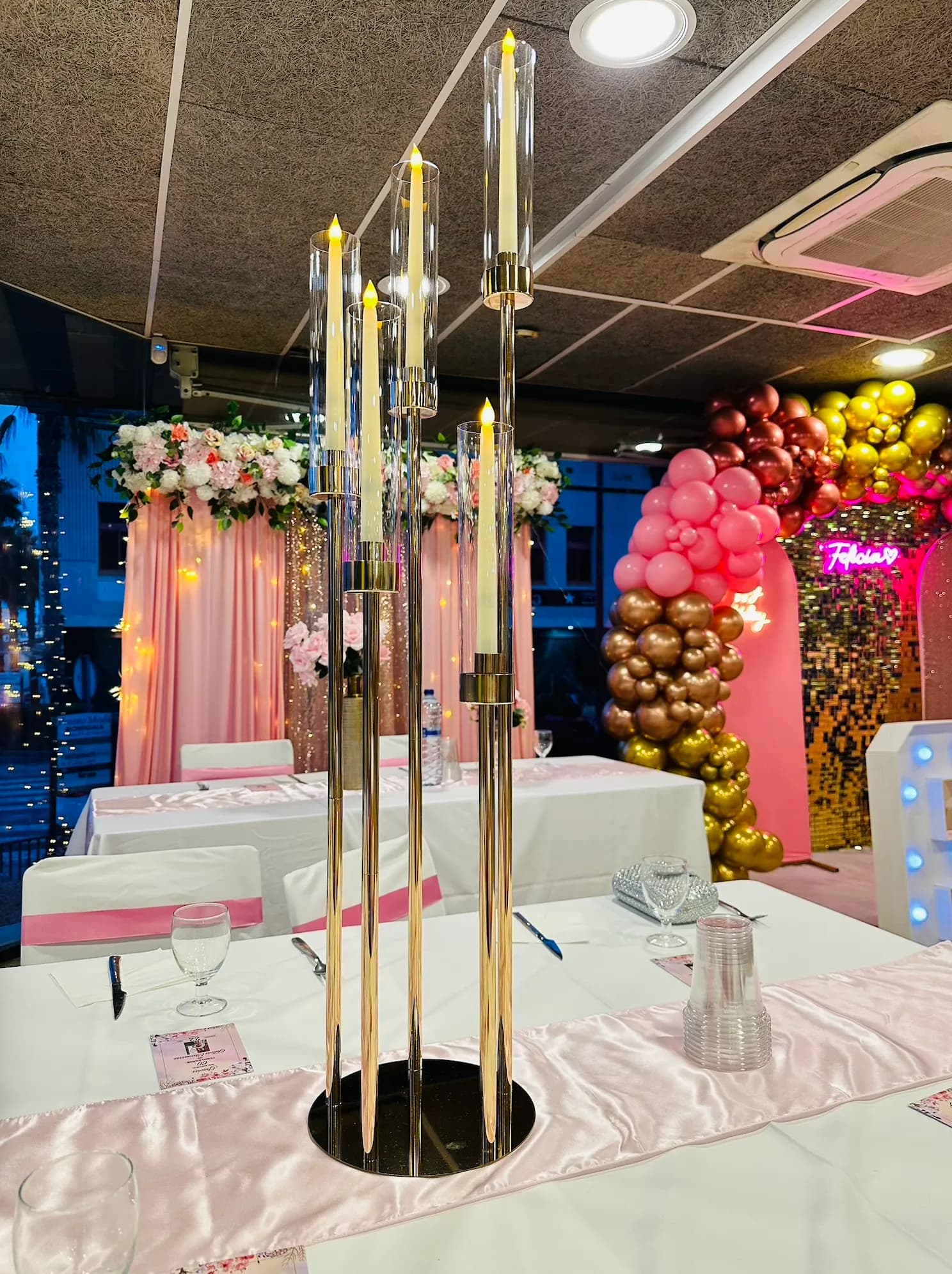 Centro de mesa de cumpleanos 1